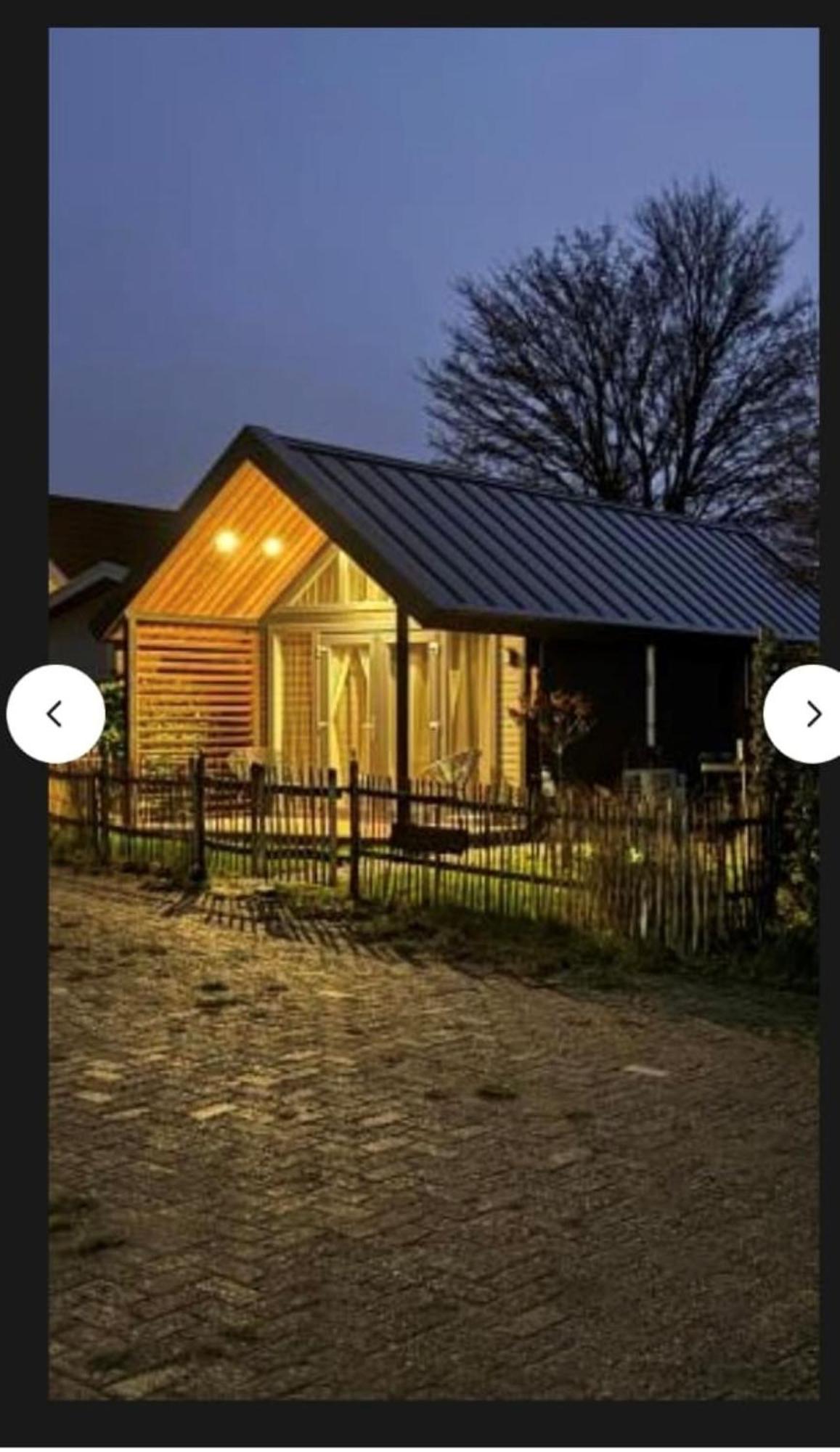 Tiny Haus Auszeit Am See Lathum Dış mekan fotoğraf